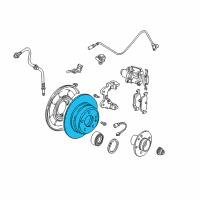 OEM 2001 BMW 325xi Brake Disc, Ventilated Diagram - 34-21-6-864-052