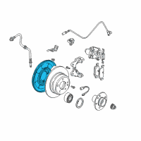 OEM 2001 BMW 325Ci Protection Plate Left Diagram - 34-21-1-158-991