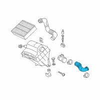 OEM Dodge Sprinter 2500 Air Cleaner Hose Diagram - 5120144AA