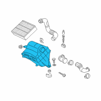 OEM 2004 Dodge Sprinter 2500 Air Cleaner Diagram - 5103612AA