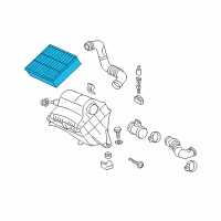 OEM 2005 Dodge Sprinter 2500 Filter-Air Diagram - 5103554AB