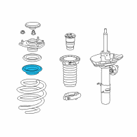 OEM Acura Seat, Front Spring Diagram - 51688-T2A-A01