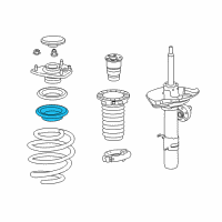 OEM 2020 Acura TLX Seat, Front Spring Diagram - 51688-T2A-A01