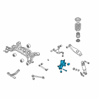 OEM Kia Carrier Assembly-Rear Axle Diagram - 527202P000