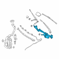 OEM 2019 Infiniti QX30 Drive Assy-Windshield Wiper Diagram - 28800-5DF0A