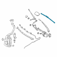 OEM Infiniti QX30 Window Wiper Blade Assembly No 1 Diagram - 28890-5DA1B