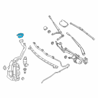 OEM Infiniti QX30 Cap-Windshield Washer Tank Diagram - 28913-5DA0A