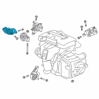 OEM 2020 Buick Envision Transmission Mount Bracket Diagram - 84203859