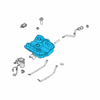 OEM 2002 Kia Spectra Fuel Tank Assembly Diagram - 0K2NB42110A
