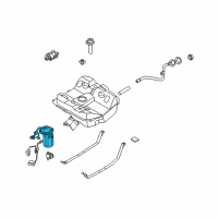 OEM Kia Spectra Pump Assembly-Fuel Diagram - 0K2DJ1335ZDS