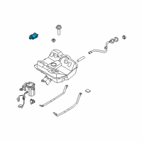 OEM 2000 Kia Spectra Egi Fuel Filter Assembly Diagram - 0K2AA20490