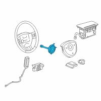 OEM Pontiac Clock Spring Diagram - 88963445