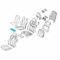 OEM 2016 BMW X5 Seat Heater Pad Diagram - 52108060764