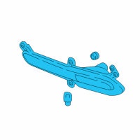 OEM 2020 Kia Niro EV Lamp Assembly-Rear Fog Diagram - 92405G5500