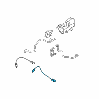 OEM 2010 BMW M3 Lambda-Probe Bracket Diagram - 11-78-7-838-489