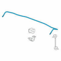 OEM 2011 Honda Accord Spring, Rear Stabilizer Diagram - 52300-TE0-A01