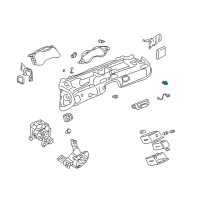 OEM 1999 Cadillac Seville Hazard Switch Diagram - 25635327