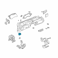 OEM 2000 Cadillac Seville Switch Asm-Headlamp Auto Control *Shale Diagram - 25692477