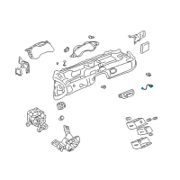 OEM Cadillac Seville Trunk Lid Switch Diagram - 25635324