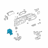 OEM Cadillac Ignition Switch Diagram - 25725312