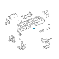 OEM 2001 Cadillac Seville Ignition Cylinder Diagram - 12369550