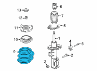 OEM 2022 Kia Sorento Spring-Fr Diagram - 54630R5000