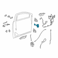 OEM Buick Door Check Diagram - 23368517