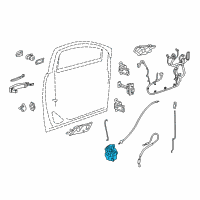 OEM 2018 Chevrolet Cruze Lock Diagram - 13528246