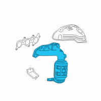 OEM 2011 Toyota Camry Exhaust Manifold Diagram - 17150-31160