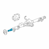 OEM Lincoln Town Car Axle Housing Bearing Diagram - 3W1Z-1225-AA