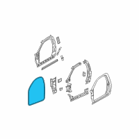 OEM 2015 Ram 3500 Seal-Door Opening Diagram - 55369282AB