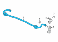 OEM 2022 Honda Civic STABILIZER, RR Diagram - 52300-T20-A11