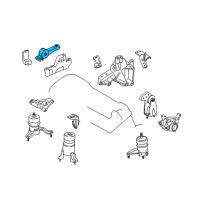 OEM 2014 Lexus RX450h Rod, Engine Moving Control Diagram - 12363-0P160