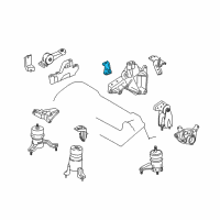 OEM 2019 Toyota Highlander Stay Diagram - 12327-0P110