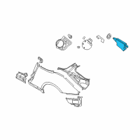 OEM 2004 Nissan 350Z Fuel Filler Actuator Diagram - 78850-CD06B