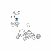 OEM 1999 Ford Explorer Thermostat Diagram - YU3Z-8575-AA