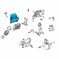 OEM 2016 Honda CR-V Cover Comp, Air/C Diagram - 17210-5LA-A00