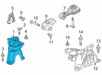 OEM 2022 Honda Civic RUBBER ASSY Diagram - 50820-T21-A12