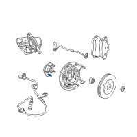 OEM 2004 Dodge Stratus Stud M12x1.5x41.5 Diagram - 6506532AA
