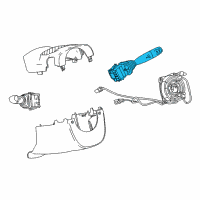 OEM 2015 Chevrolet Spark EV Wiper Switch Diagram - 95266339