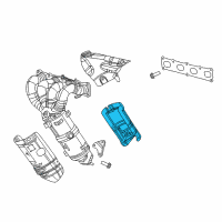 OEM 2019 Jeep Compass Shield-Exhaust Diagram - 68393986AA