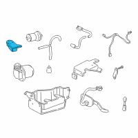 OEM 1991 Buick Roadmaster Head, Auto Level Control Air Compressor Diagram - 22099177