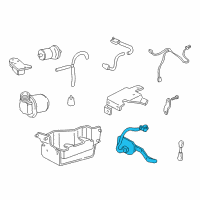 OEM 2000 GMC Sonoma Sensor, Auto Level Control Diagram - 22176332