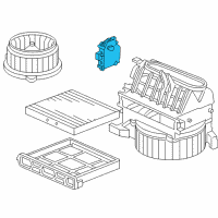 OEM 2003 Honda Accord Motor Assembly, Fresh/Recirculating Diagram - 79350-SDA-A01