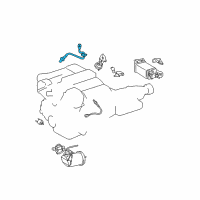 OEM 2001 Lexus GS430 Sensor, Oxygen Diagram - 89465-30630