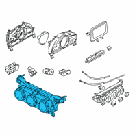 OEM 2019 Toyota Yaris Heater Control Diagram - 55936-WB012