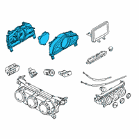 OEM 2020 Toyota Yaris Cluster Assembly Diagram - 83800-WB044