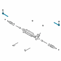 OEM 2022 Ford Ranger Outer Tie Rod Diagram - KB3Z-3A130-D