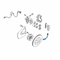 OEM 2010 Nissan Xterra Hose Assembly-Brake Front Diagram - 46210-EA00A