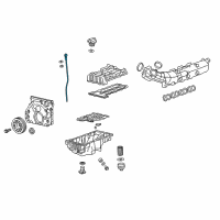 OEM 2018 Chevrolet Cruze Dipstick Diagram - 55569973